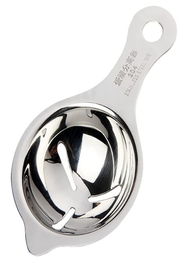 Trifecta Stainless Steel Egg White Separator Tools Eggs Yolk Filter Gadgets Kitchen Accessories Separating Funnel Spoon Egg Divider Tool Breakfast Kitchen Tool Sieve Filter Egg Sieve (1) - Image 1